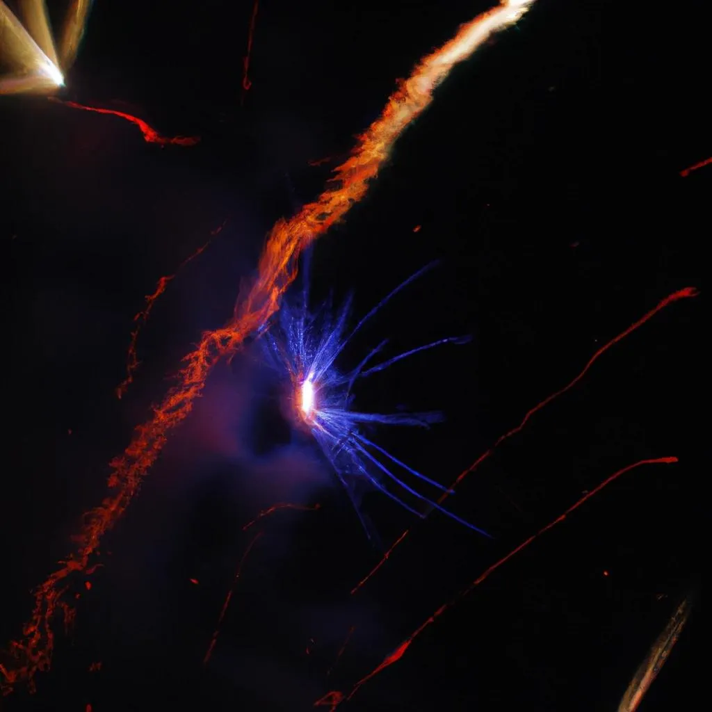 icon, sparks of lightning